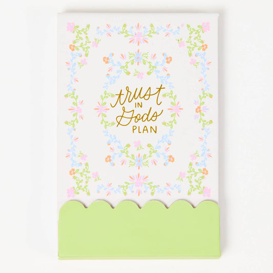 Flip Notepad Trust in God's Plan