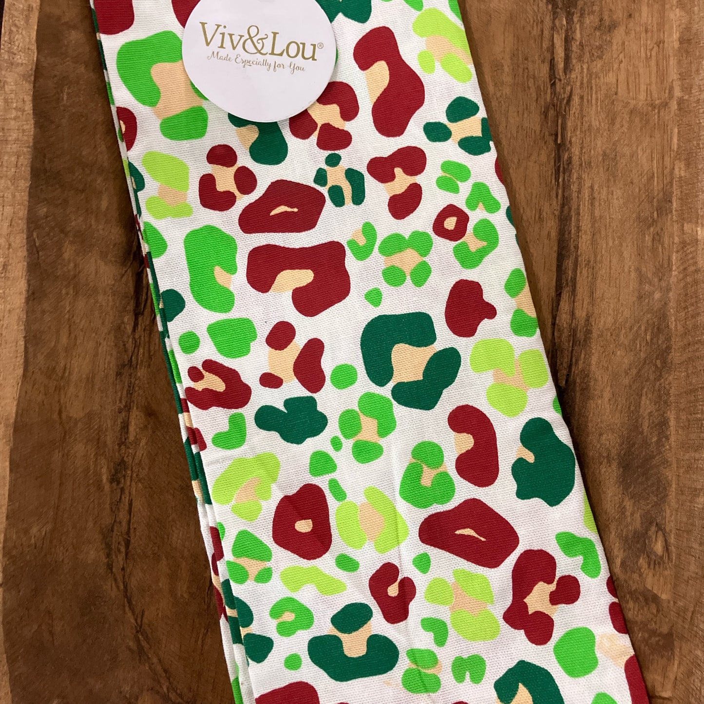 cheetah tea towel