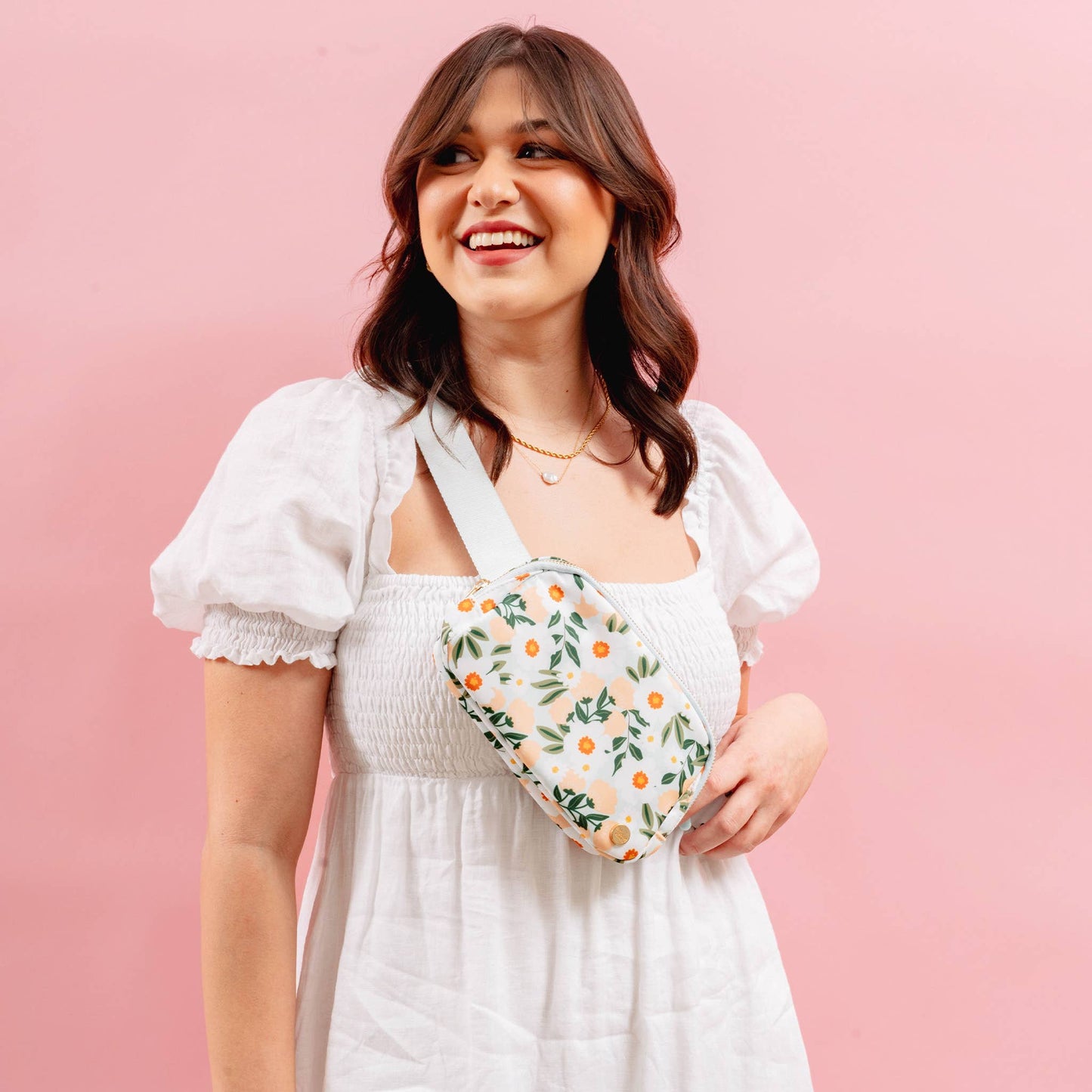 All You Need Belt Bag + Wallet - Flower Talk Print