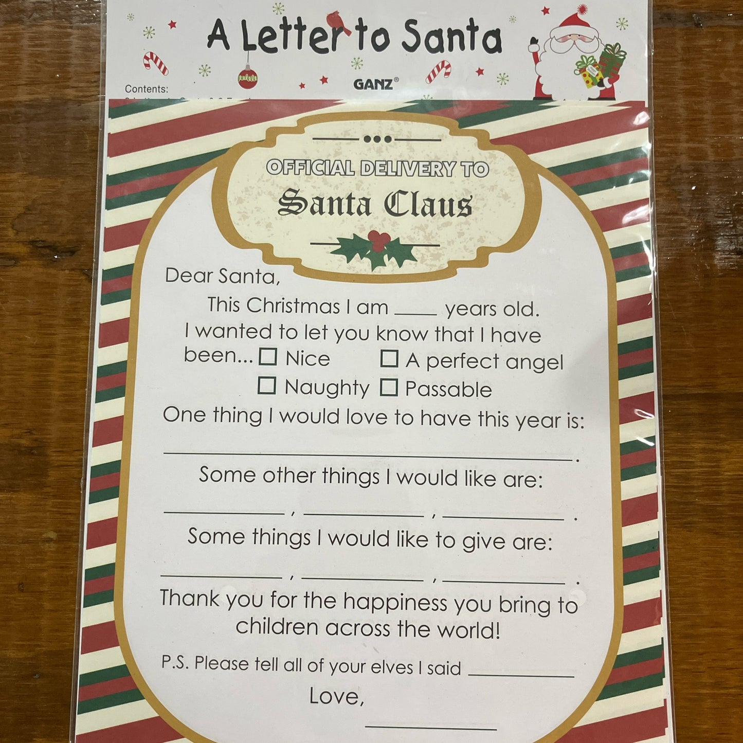 Letter To Santa