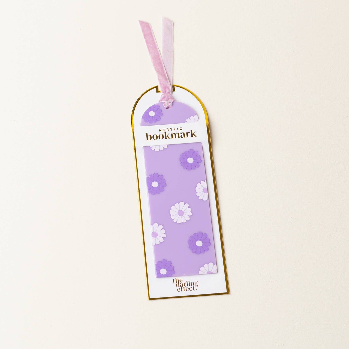 Acrylic Bookmark-Darling Daisy Purple