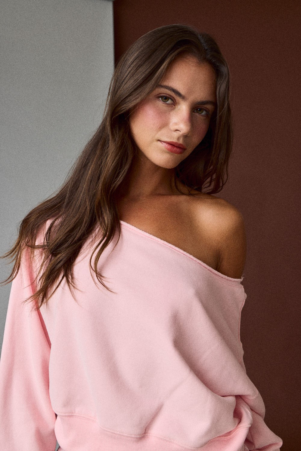 Alina Off Shoulder Pink