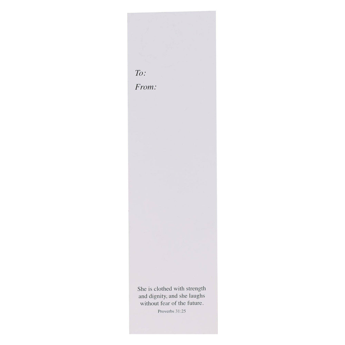 Bookmark Pack Teal Floral Strength & Dignity Prov. 31:25