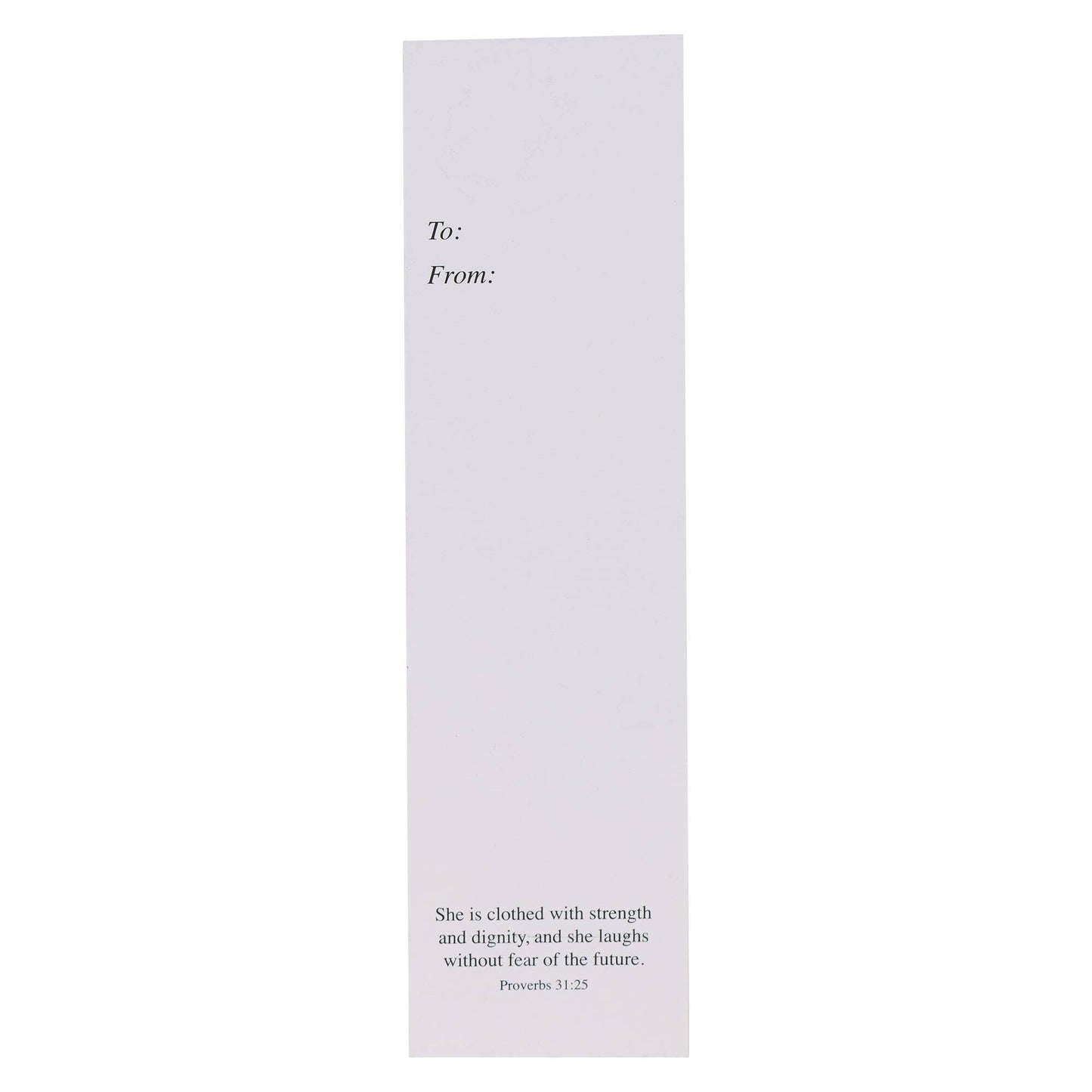 Bookmark Pack Teal Floral Strength & Dignity Prov. 31:25
