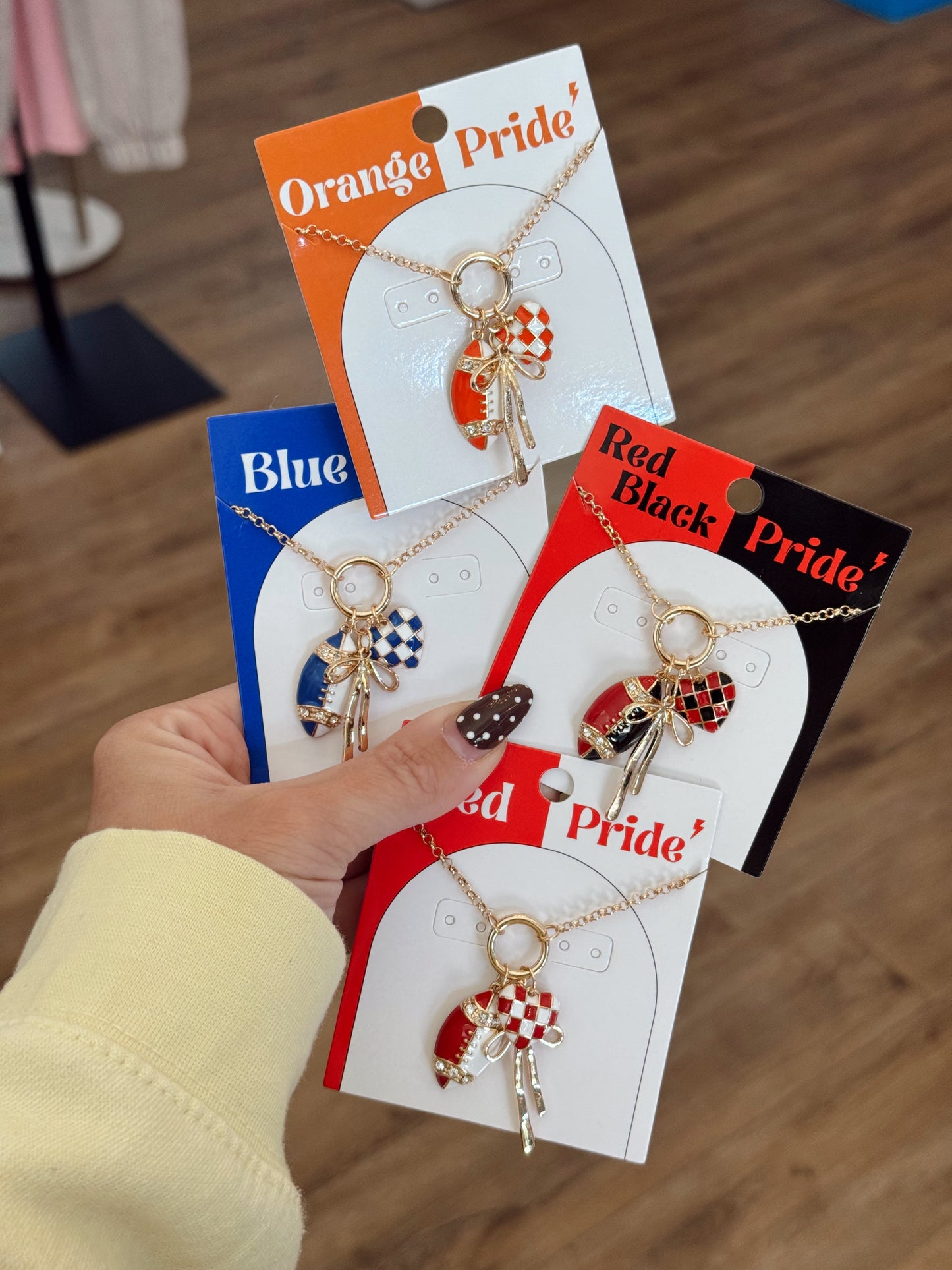 Team Pride Charm Necklace