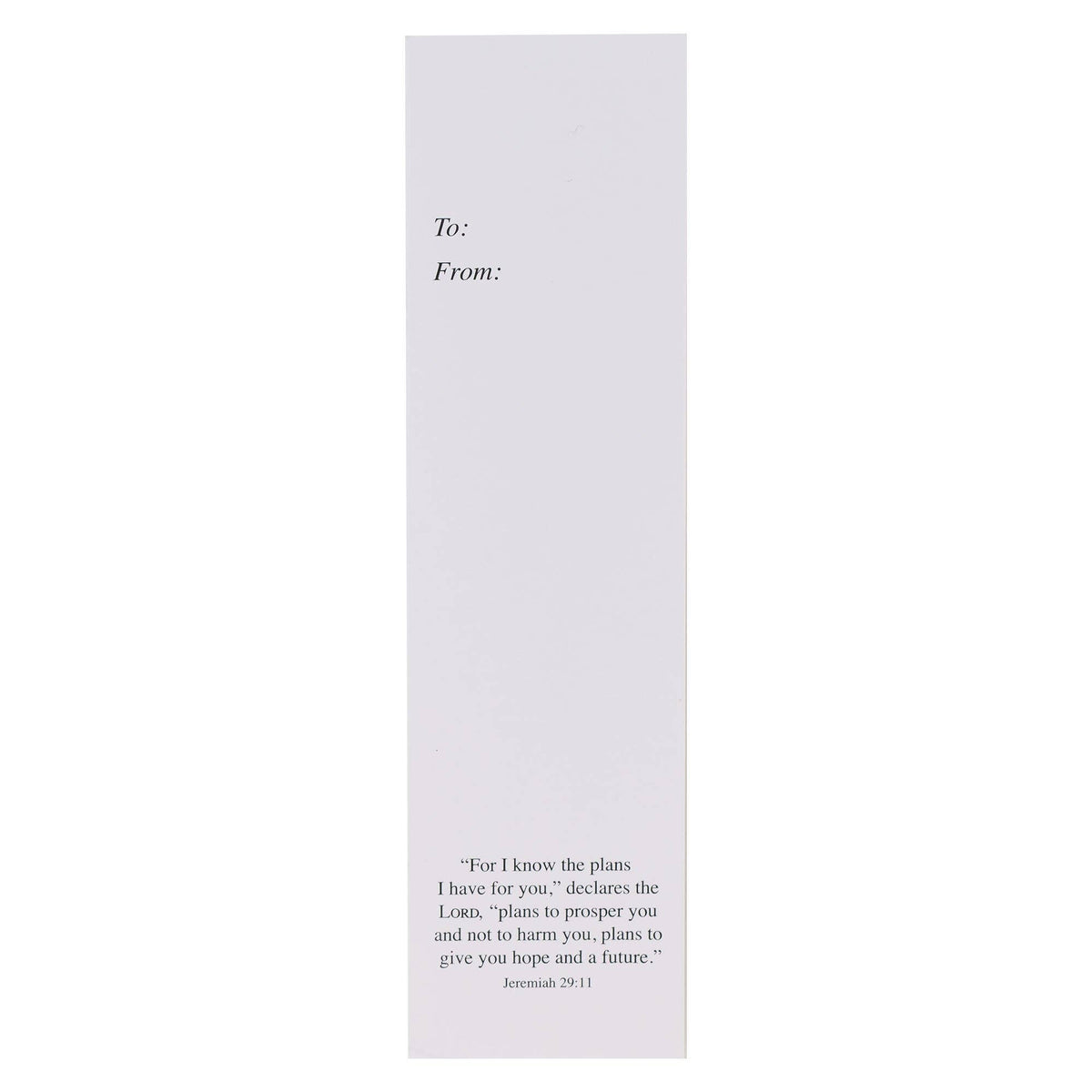 Bookmark Pack Tan I Know the Plans Jer. 29:11