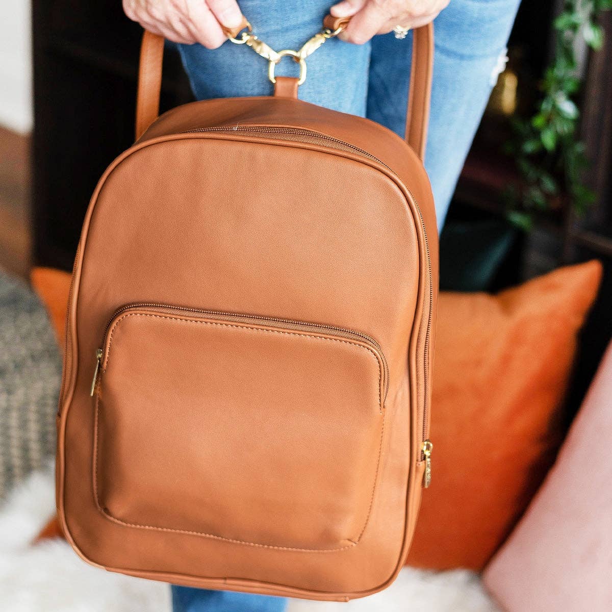 Camel Waverly Backpack #M798VL-CAMEL