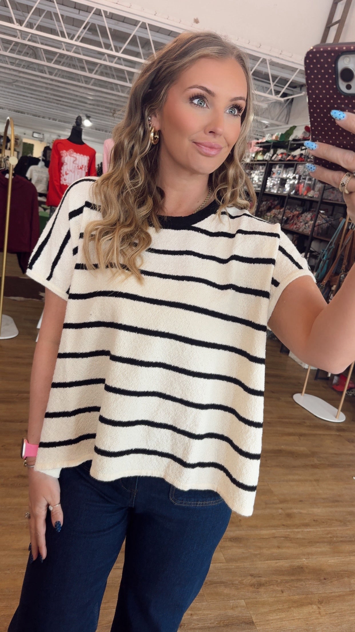 Anderson Top Black/White