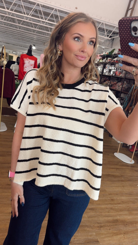 Anderson Top Black/White