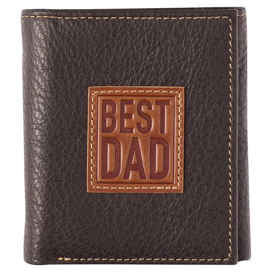 Wallet Leather Brown/Tan Best Dad