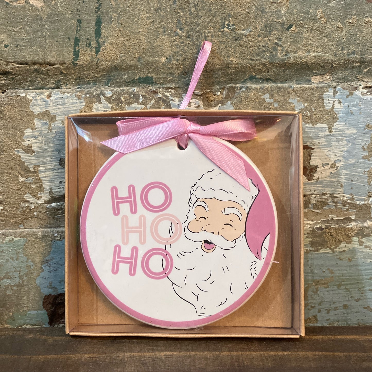 HoHoHo Santa Ornament