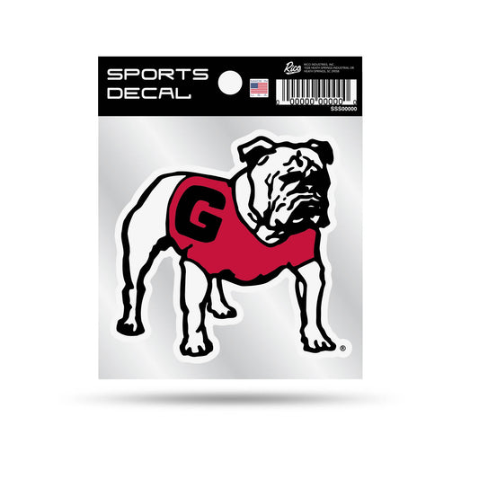 NCAA Georgia Mascot 4" x 4" Decal
