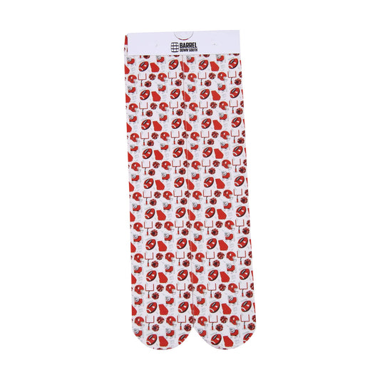 Georgia Icon Pattern Printed Socks