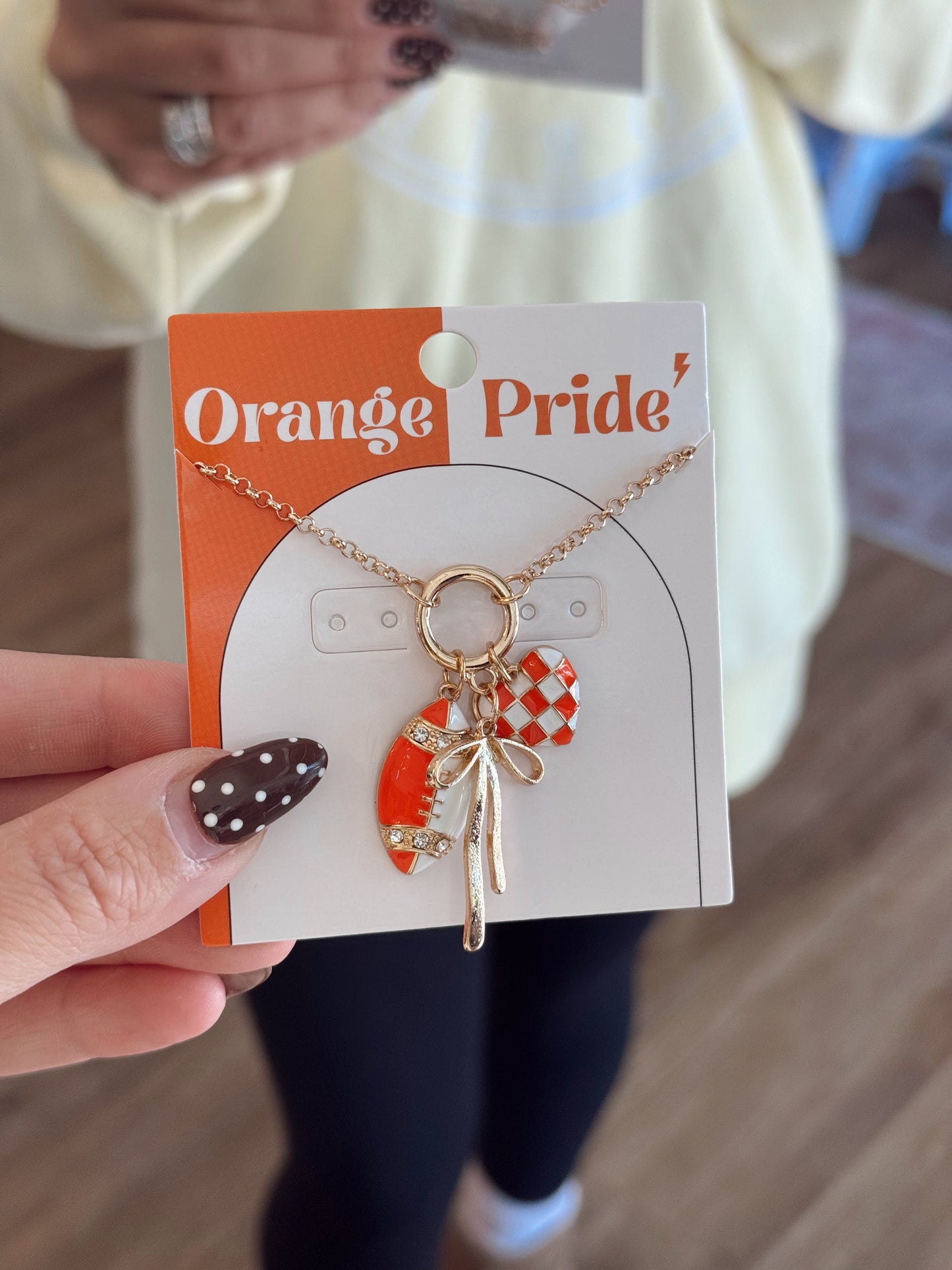 Team Pride Charm Necklace