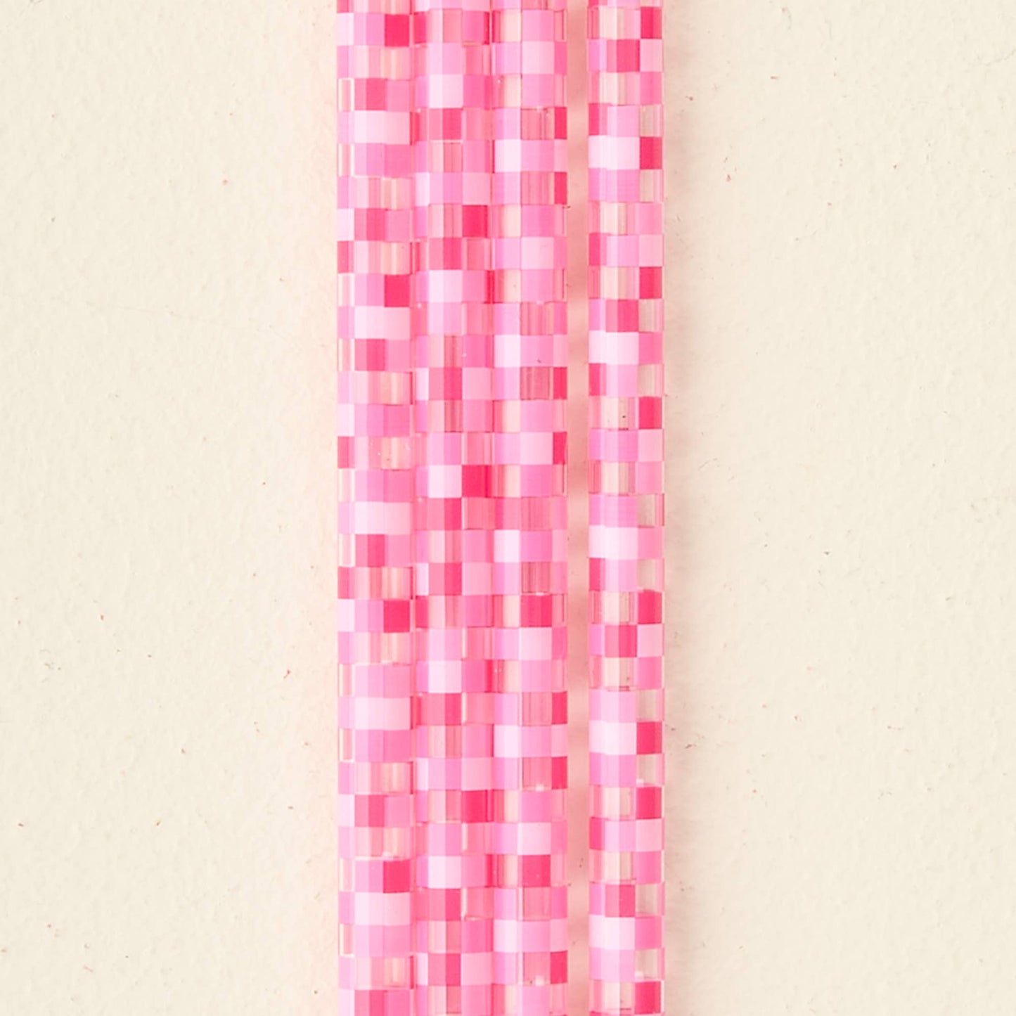 40 oz Tumbler Straw Set-Check Hot Pink