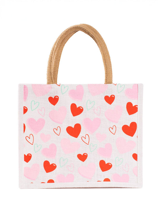 All You Need is Love Gift Tote    White/Multi   12x10x8