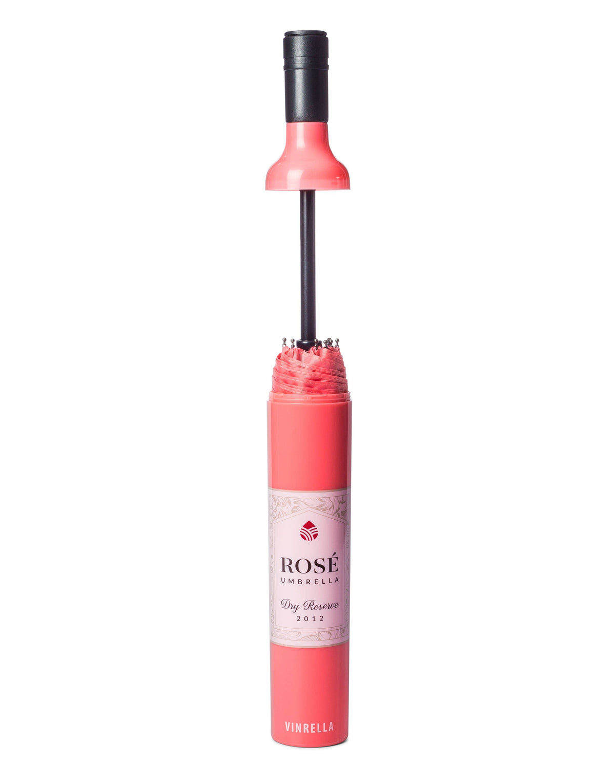 Rosé Wine Bottle Umbrella - Classic Label